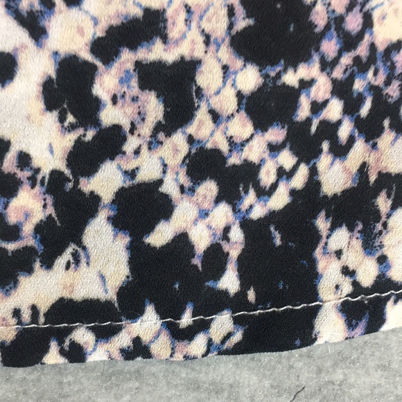 ADRIANNA PAPELL Animal Print Long Line Cool Comfy V-Neck Yoke Back Versatile - Picture 10 of 15